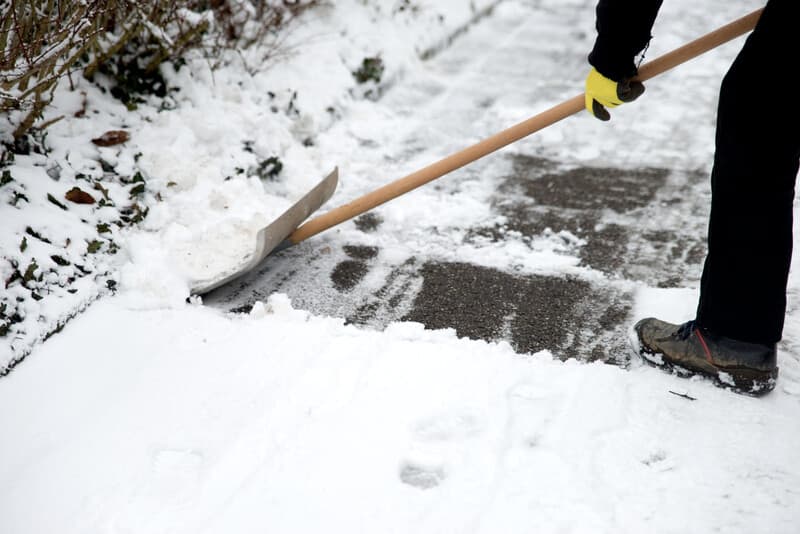 Schnee räumen